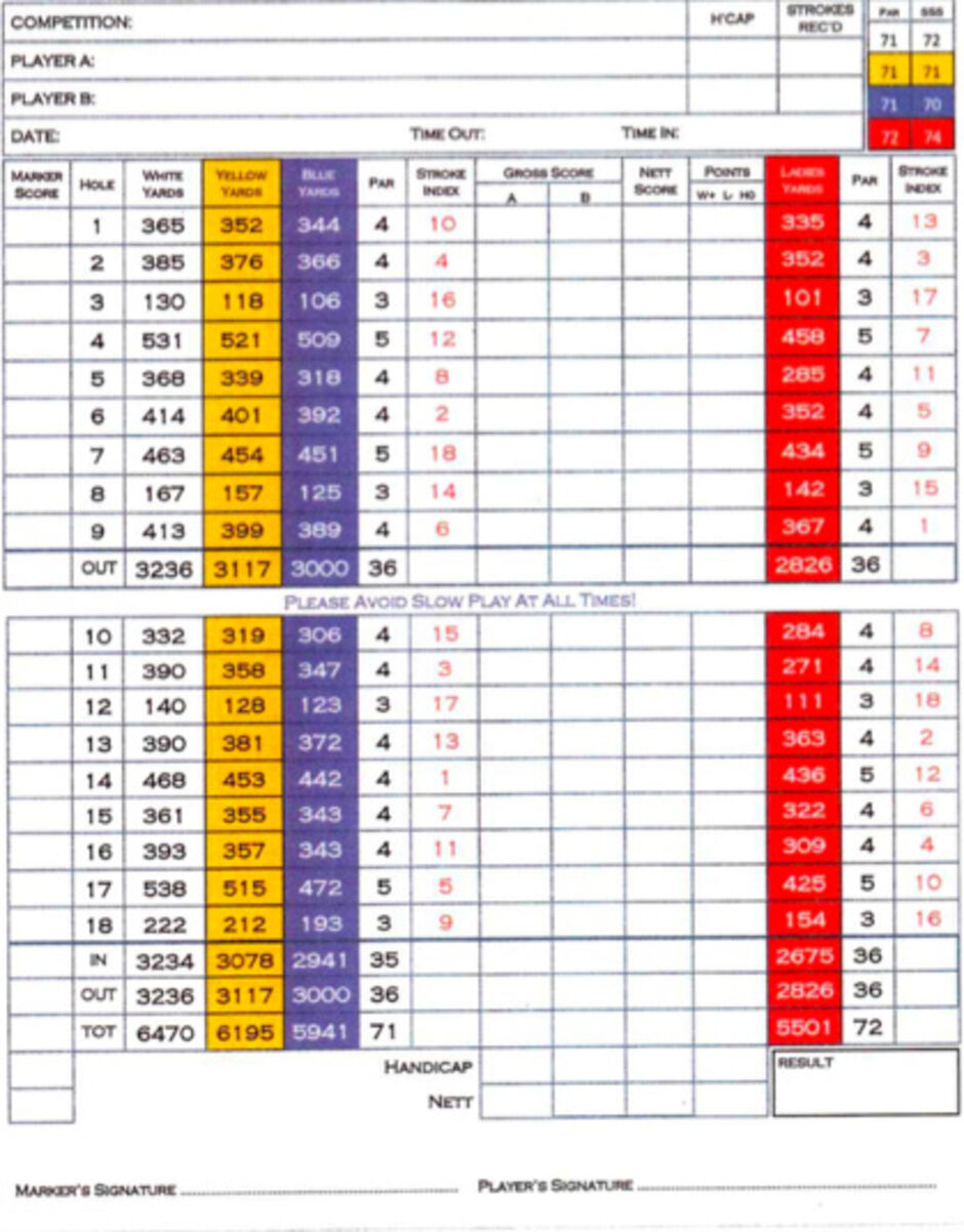 The Course The Course at Hinckley Golf Club